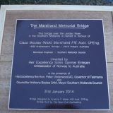 Nick Marstrand Memorial Bridge Dedication 31st January 2014 - 064