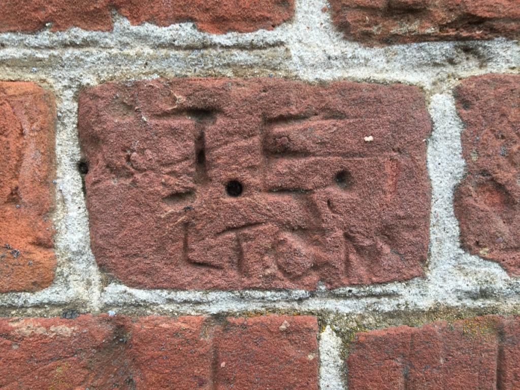 126 High Street Brick Inscription