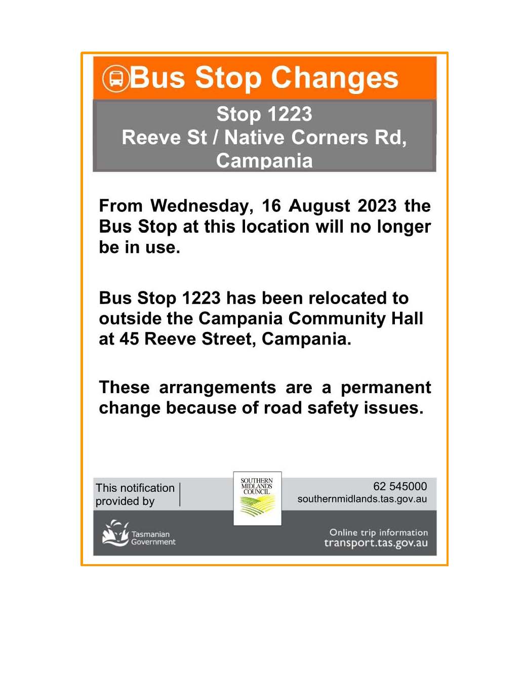 Advice to Community - Road Works and Bus Stop Changes Campania_Page_3