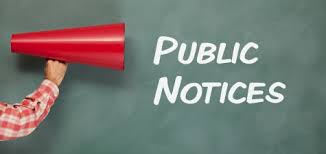 Public Notices