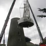 Callington Mill restoration - lifting new cap